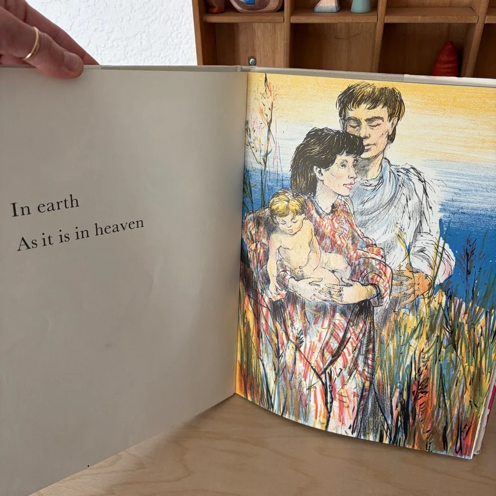 VINTAGE | The Lord’s Prayer Children’s Illustrated Hardcover Book